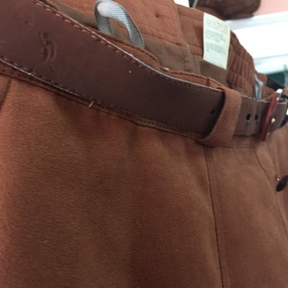 fully lined suede finish skirt - Picture 2 of 7